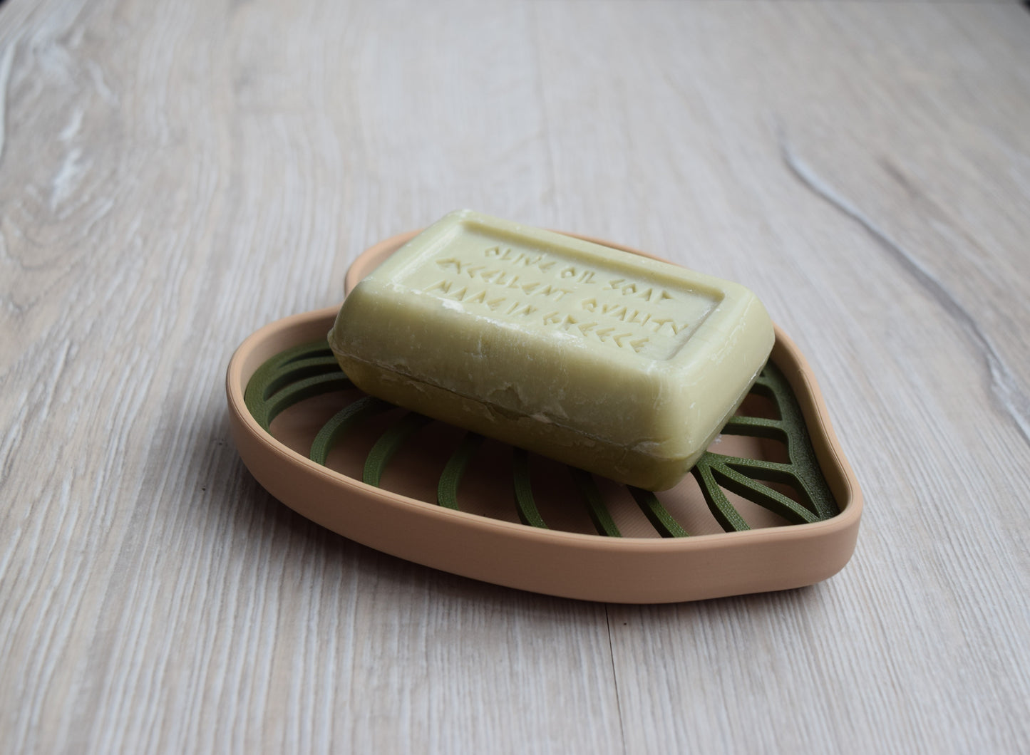 Riva Seifen & Schwammablage / Monstera Blatt Design