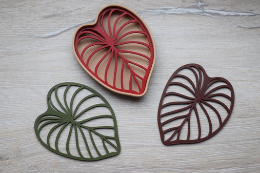 Riva Seifen & Schwammablage / Monstera Blatt Design