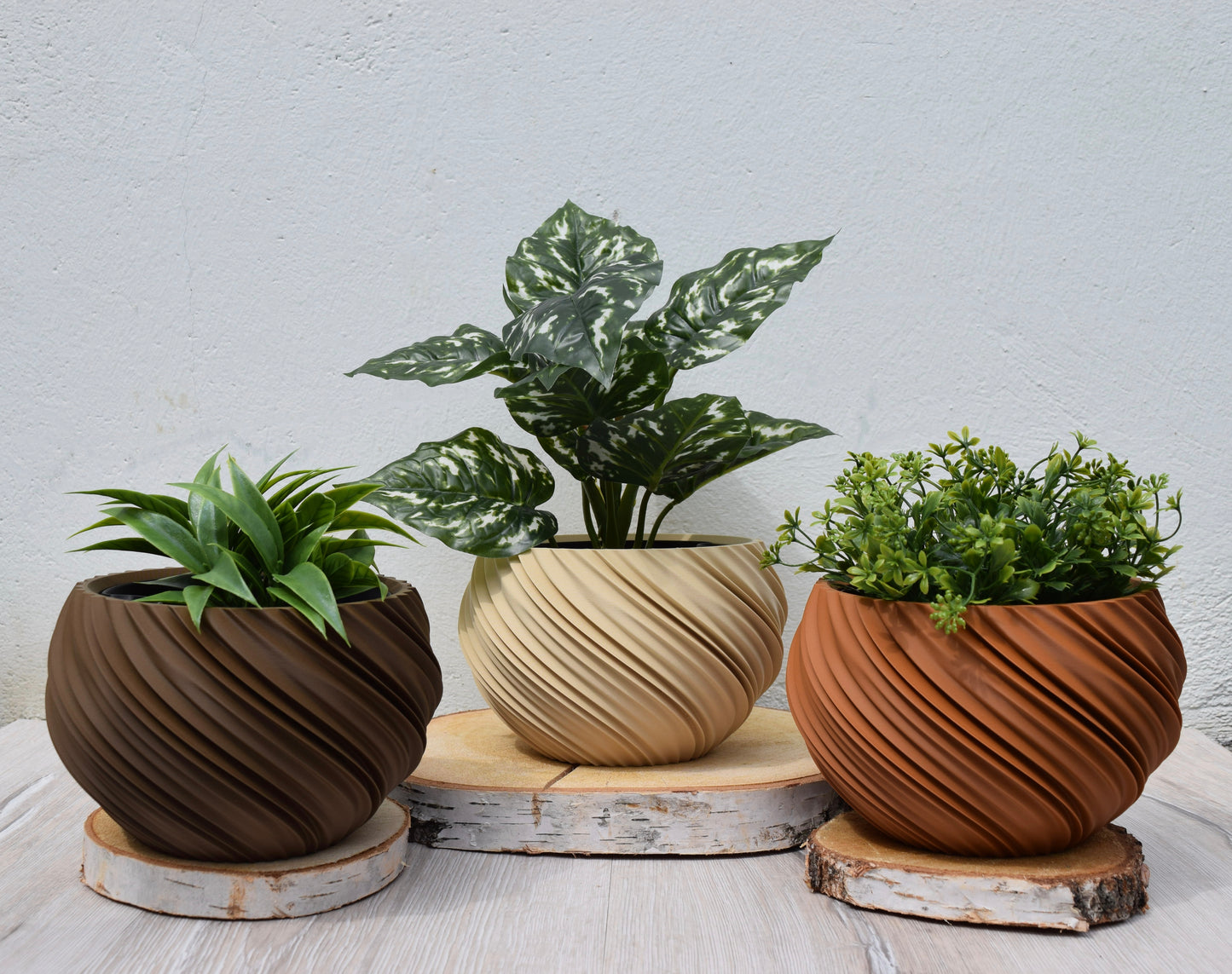 Vento Planter /Moderne kleine Blumentöpfe mit Innentopf