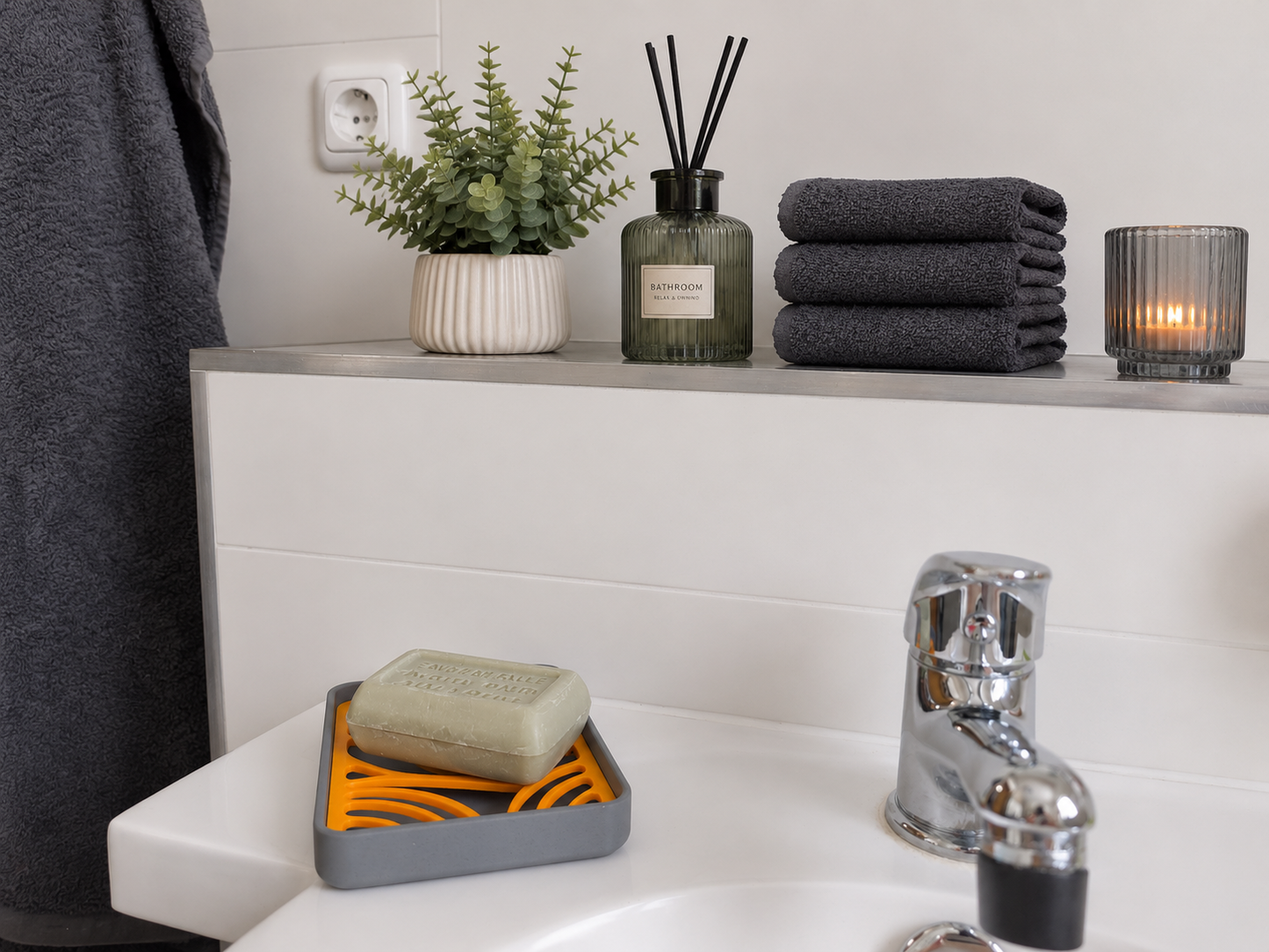 Riva Seifen & Schwammablage / Blattadern Design