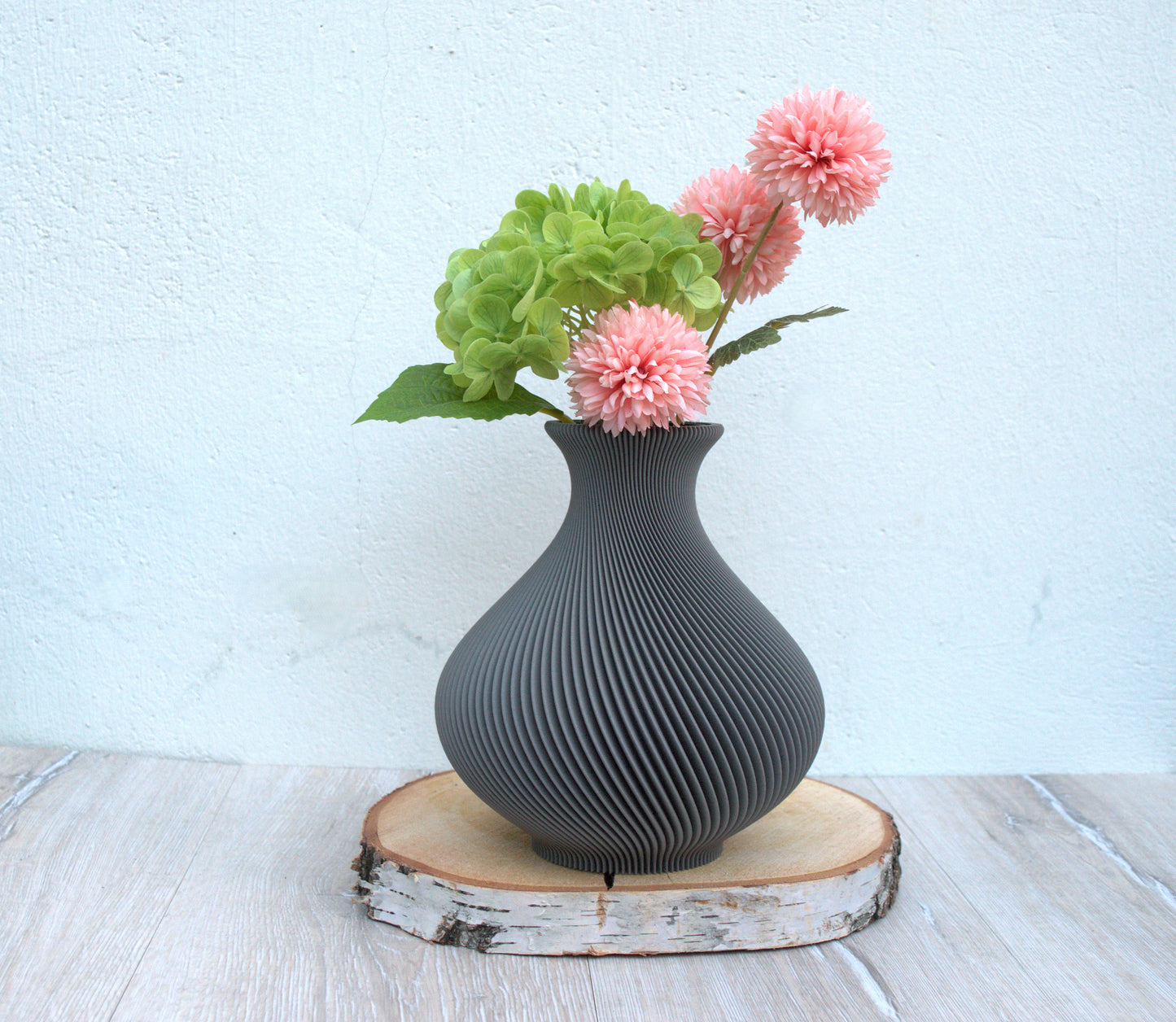 Aura Vase / Dynamisches Spiralmuster