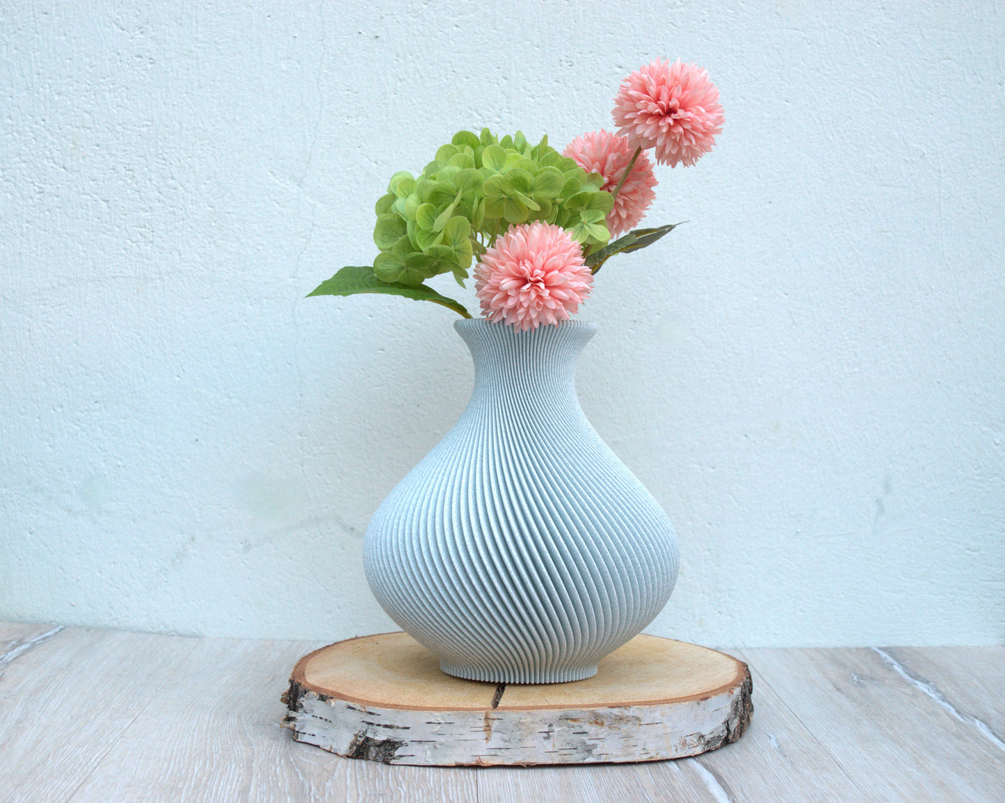 Aura Vase / Dynamisches Spiralmuster